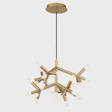 Imagem de Pendente Manacá de Metal e Acrilico Bella Iluminação