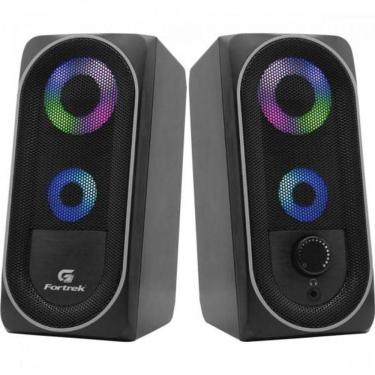 Imagem de Caixa De Som Gamer Multimídia Fortrek Black Hawk Rgb Preta