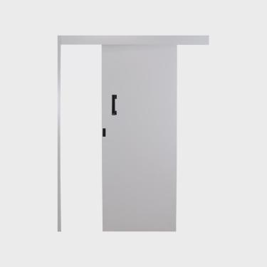 Imagem de Porta de Correr Madeira 215x90cm Sobrepor Reversível Melamínico mgm