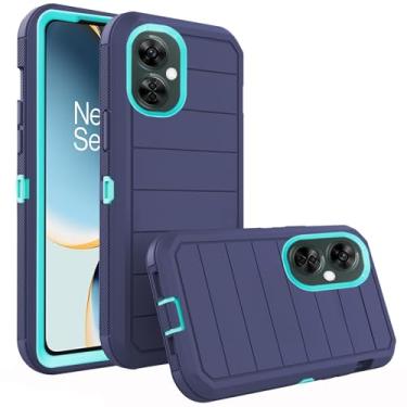 Imagem de Asuwish Capa de telefone para OnePlus Nord N30 5G/CE 3 Lite, capa de celular híbrida à prova de choque de grau militar, acessórios móveis de proteção robusta de corpo inteiro OPPO K11x/One Plus 1 1+ N