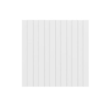 Imagem de Fechamento de Cozinha Modulado Painel de Edição p/ Ripado Bella 2618 61x60x3.0cm Branco - Carraro