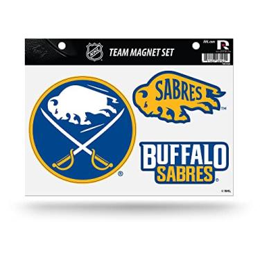 Imagem de Rico Industries Conjunto de ímãs NHL Buffalo Sabres Team 21,5 cm x 28 cm - Decoração para casa - Regrigerator, escritório, cozinha