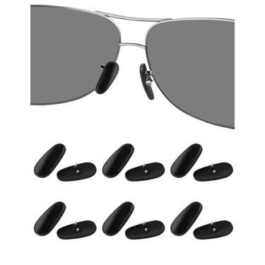 Imagem de HILEEN 6 pares de almofadas de nariz de substituição para Ray-Ban Aviator RB3025 | RB3026 | RB3030 | RB3211 | RB3362 | RB3445 | RB4175 | RB3183 | RB3625 | RB3016 | RB3267 | RB3183 36 óculos de sol