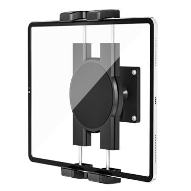 Imagem de iTODOS Suporte de parede para iPad, suporte de parede de ajuste de 360° para iPad, iPhone, Kindle Fire HD, Kindle Paper White, Galaxy Tabs, suporte universal para tablet e telefone de 4~12,9