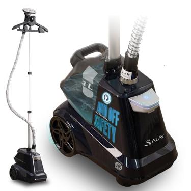 Imagem de SALAV Vaporizador De Roupas Vertical De Nível Comercial Com Desligamento Automático De Segurança, Vapor Potente De 1800 W, Tanque De Água Extragrande De 3 L, Uso Contínuo De 90 Minutos, Sistema De