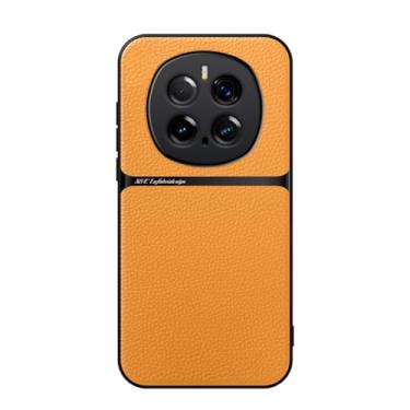 Imagem de Kepuch Capa para Honor Magic 7 Pro - Litchi Grano Case Placa de Metal Embutida - Pornográfico