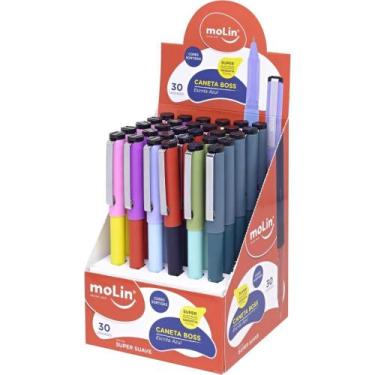 Imagem de Caneta Esferográfica BOSS 0,7 MM Molin  Display com 30 Unidades