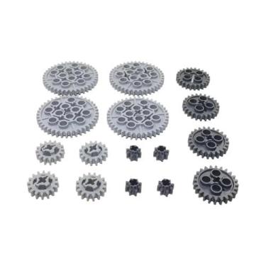 Imagem de Conjunto de 100 Peças de Engrenagens Técnicas para Brinquedos de Trem,