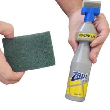 Imagem de FORTALEZA Zapt Cores Platina – Tinta para Rejunte Acrílico Líquido – Renovador de Cor com Alta Cobertura – Para Cerâmica, Porcelanato e Pastilhas – Uso Interno e Externo – 200ml