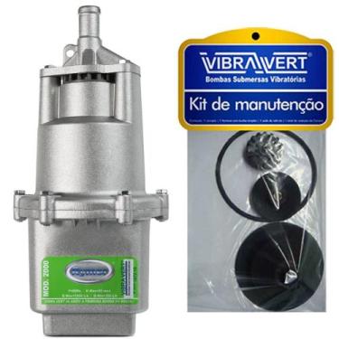 Imagem de Bomba Submersa De Poço Sapo + KIT DE MANUTENÇÃO Rymer 2000 220V - Vibr