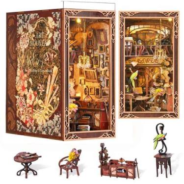 Imagem de Kit de livros de casa de bonecas em miniatura DIY MiniCity Painter's D