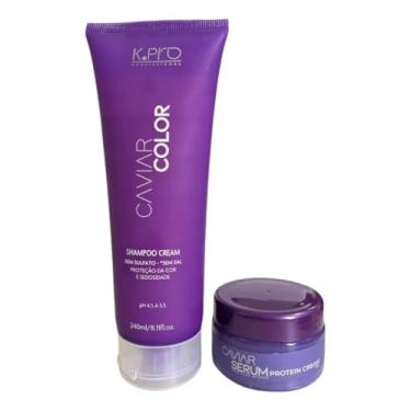 Imagem de Kit Shampoo 240ml + Sérum 80g Caviar Color - Kpro