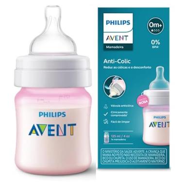 Imagem de Mamadeira Anti-Colic 0m+ Philips Avent SCY121/07 Rosa 125ml