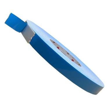 Imagem de Kit 10 Fita Dupla Face Espuma Banana 19mm x 20 Metros Branca - Ashiaki