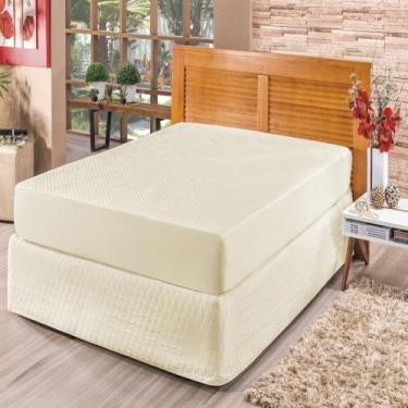 Imagem de Protetor Colchão Impermeável casal queen micromatelado 01 pç palha - B