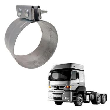 Imagem de Abraçadeira Flexível Escapamento 4.1/2" 75mm Aço Galvanizado - Bepo