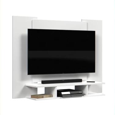 Imagem de Painel para TV até 50 Polegadas EJ com Prateleira Design Moderno (BRANCO)