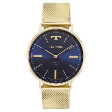 Imagem de Relógio Technos Unissex Slim Dourado - 2025ltks-4a 2025ltks-4a