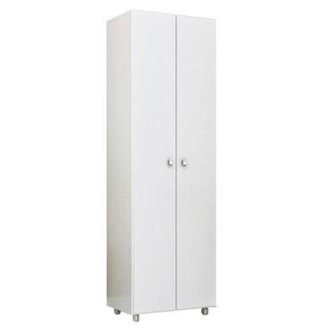 Imagem de Armário Multiuso Lavanderia 2 Portas 60x190,5x40,3 cm Branco - Tecnomo