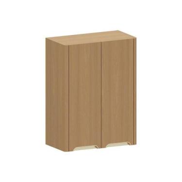 Imagem de Armário Aéreo Para Cozinha 60cm 2 Portas Lúmina Luciane Móve Freijó/fr