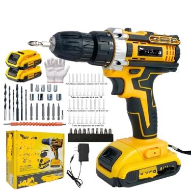 Imagem de Parafusadeira A Bateria Furadeira Parafusadeira Parafusadeira 26v Com 2 Baterias