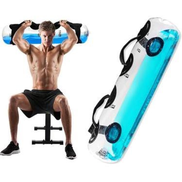 Imagem de Bolsa De água Portátil Para Fitness Keluis, Saco De Areia De Peso Ajustável Com água Para Treinamento De Força Interno, Haltere Para Treinamento Em Casa, Fitness, Treino De Ioga, 20KG