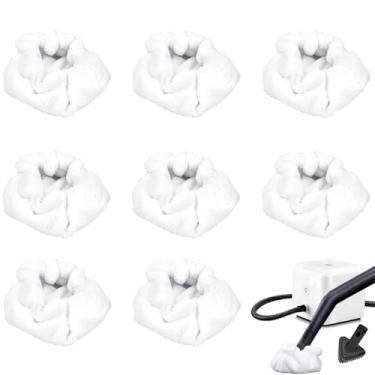 Imagem de KCOGOO Capota triangular de microfibra pequena para Dupray: Acessórios de esfregão a vapor resistentes para limpeza profunda de pisos, azulejos, argamassa, paredes, superfícies de cozinha - pacote com