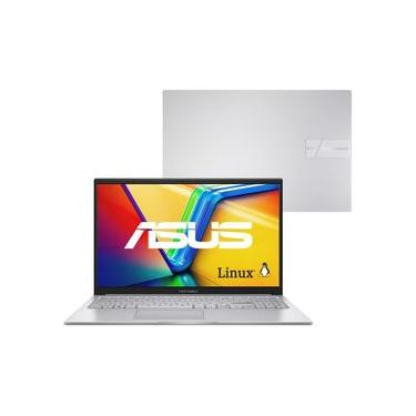 Imagem de Notebook ASUS Vivobook 15 X1504VA Intel Core I5 1334U 8GB Ram 512GB SSD Linux KeepOs Intel Iris Xe Tela 15,6" LED FHD Silver - NJ1741