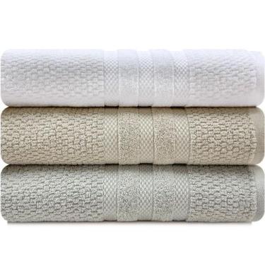 Imagem de Jogo de Toalha Buddemeyer Vanilla Extra Soft 100% Algodão 3 peças Banh