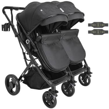 Imagem de Carrinho Kiddo para Gemeos Duplo Vox II Preto