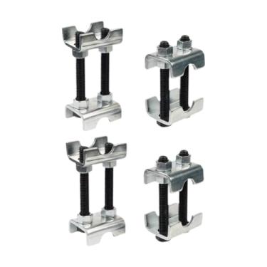Imagem de JicSuXi Compressor de mola helicoidal levanta ou abaixa o espaçador de mola espalha ou comprime o automóvel profissional substitui espaçadores de bobina, 4 Pcs