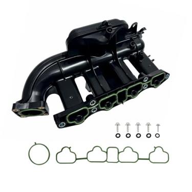 Imagem de NITOYO Conjunto de coletor de admissão de motor 615-380 compatível com Buick Encore, Chevrolet Cruze Sonic Tracker Trax, L4 1.4L, substitui 25200449 55577314