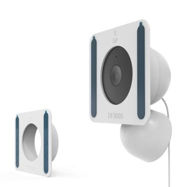 Imagem de HOLACA Suporte de janela para Google Nest Cam Indoor(com fio)-2ª geração, suporte adesivo para Google Nest Cam Indoor(com fio)-2ª geração (branco)