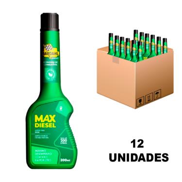 Imagem de Kit 12 Aditivo para Cobustível Max Diesel 200ML - BARDAHL