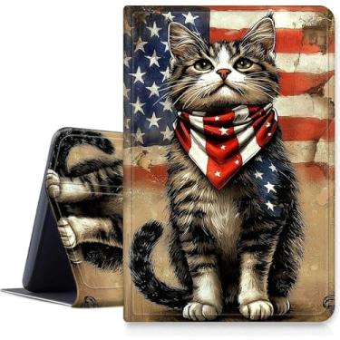 Imagem de Capa para tablet Amazon Fire HD 10 e 10 Plus (13ª/11ª geração, versão 2023/2021) Capa protetora inteligente de couro PU de 10,1 polegadas com hibernar/despertar automático para Fire HD 10 2023