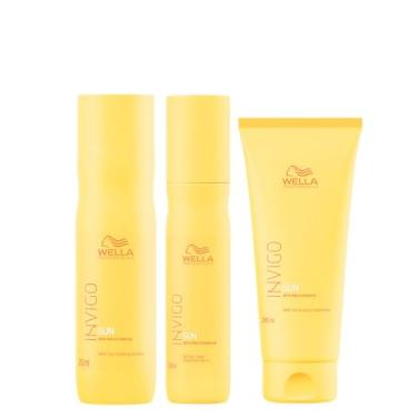 Imagem de KIT WELLA PRO INVIGO SUN - SH 250ML+COND 200ML+LEAVE-IN 150ML