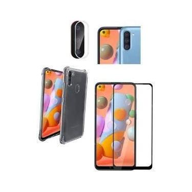 Imagem de Kit Capa Anti Impacto Samsung Galaxy A11 + Película Vidro + Película p