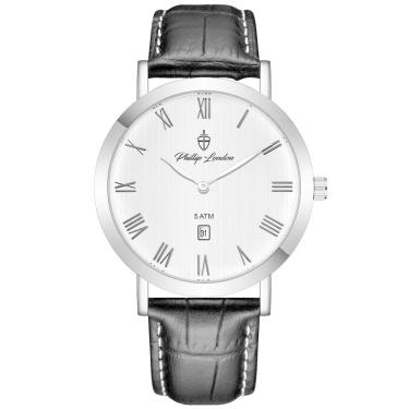 Imagem de Relógio Phillip London Masculino Ref: Pl80408222m Br N Casual Prateado