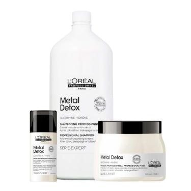 Imagem de L'Oréal Professionnel Metal Detox Kit Salão (3 Produtos)