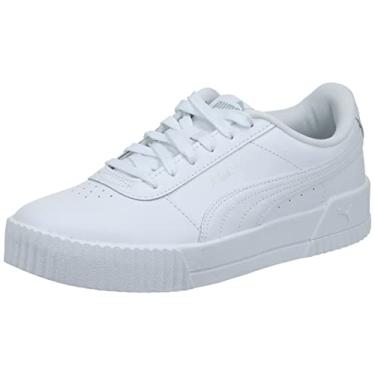 Imagem de PUMA Tênis feminino Carina L, Branco-branco-prata, 36