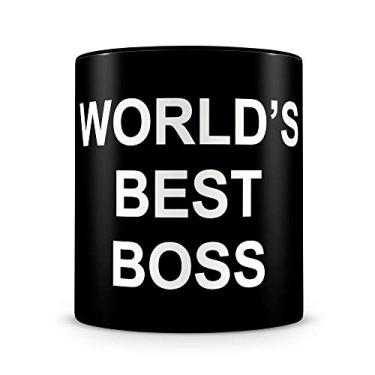 Imagem de Caneca World's Best Boss (100% Preta)