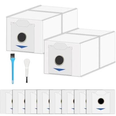 Imagem de tuvisin Substituição de sacos de vácuo compatíveis com ECOVACS DEEBOT N30 Omni/N30 Pro Omni Robot aspirador de pó, substituição de sacos de pó (pacote com 10)