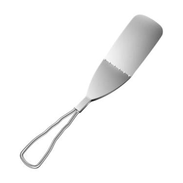 Imagem de Fxzqgnh Espátula Pequena, Espátula de aço Inoxidável, Fácil de Segurar, Cabo Ergonômico, 29,5 Cm, Auxiliar de Cozinha, Espátula para Servir Pizza, Tortas, Ham