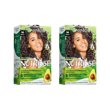 Imagem de Coloraçao Nutrisse 30 Castanho Escuro / Grafite - Kit 2Un