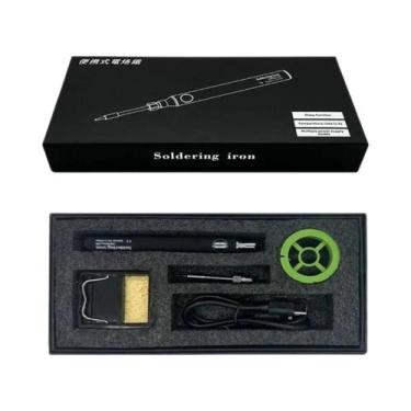 Imagem de Ferro De Solda Elétrico Sem Fio Com Carregamento Rápido USB 5V8W Ferra