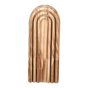 Imagem de Gralara Vaso de Parede de Madeira, Vaso Decorativo para Banheiro, Cozinha Versátil, Vaso de Parede, Decoração Artística, 1 Pacote, Tamanho real