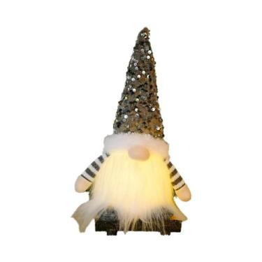 Imagem de Decoração de Natal: Elfo Gnome de 30cm com Luz LED - Ideal para Casa e