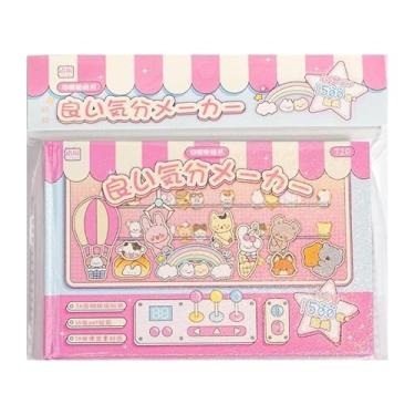 Imagem de Livro de adesivos estilo vintage de 72 páginas - Mais de 1500 mini adesivos de desenho animado, laminação multicamadas, decoração de diário faça você mesmo, scrapbooking, agenda, presente