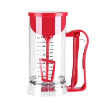 Imagem de Elétrico Batter Mixer Dispenser Bateria sem fio automática Pancake Batter Mixer Separador Ferramenta de cozimento para cozinha em casa Padaria profissional ABS Silicone aço