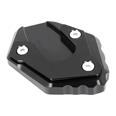 Imagem de Almofada de suporte de motocicleta ampliador de extensão lateral de substituição para Yamaha FJR1300 FJR 1300 2001-2019 Extensor de pedal de placa de suporte de pé (preto)